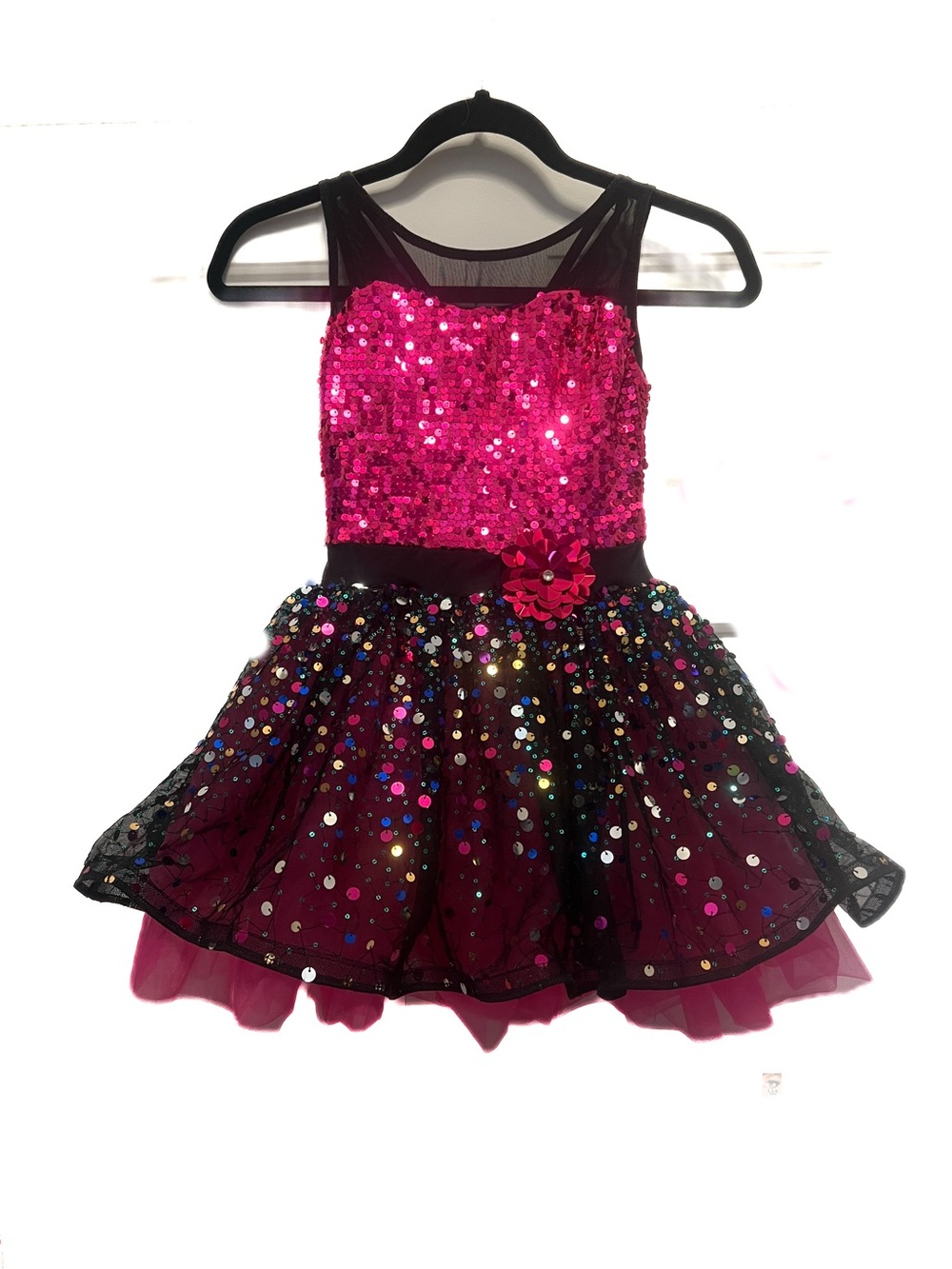 Weissman Ultra Sparkle Sequined Dance Dress size MC